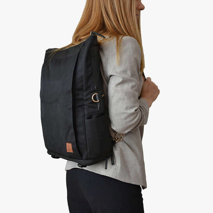 DAKOTA 3 in 1 Convertible Backpack Purse, Black-15